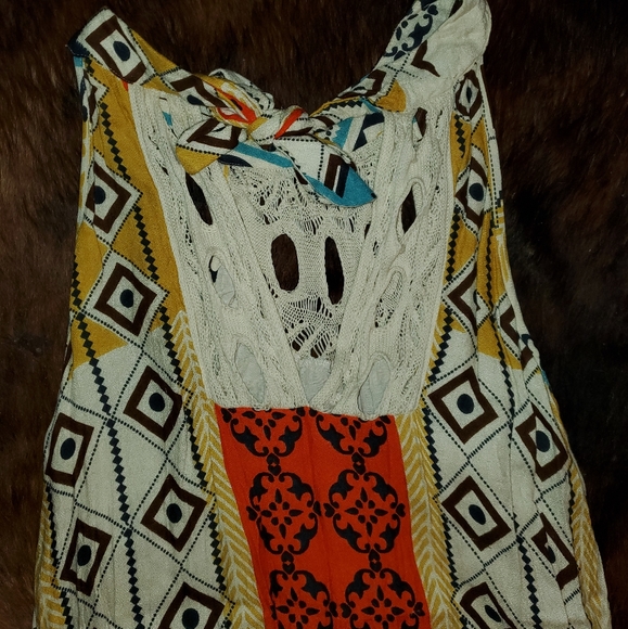 Ariat Cali. moon rise Aztec slim fit maxi dress - Picture 8 of 12